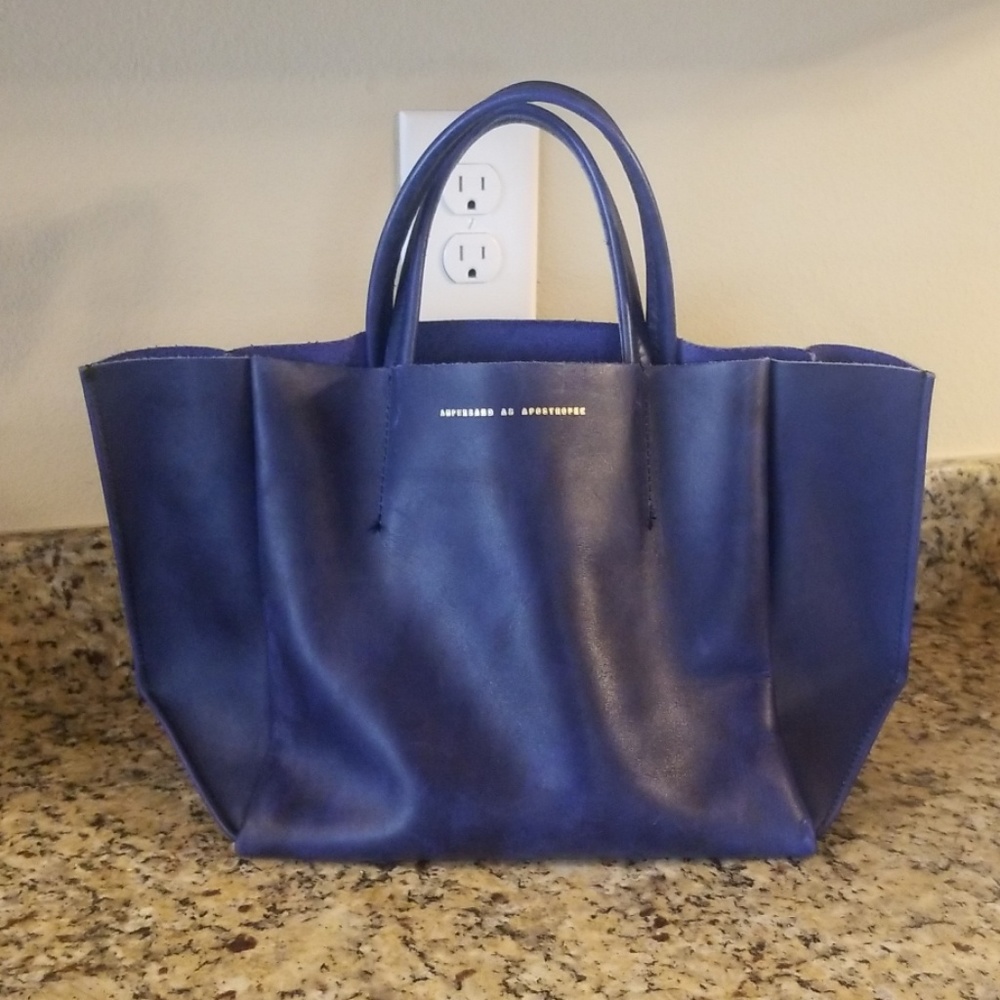 Amepersand As Apostrophe - Blue Mini Tote
